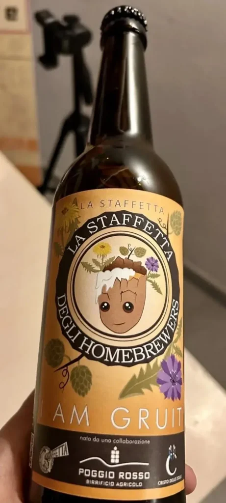 I'M Gruit - Amber Ale Con Fiore Di Tarassaco E Luppolo Fresco