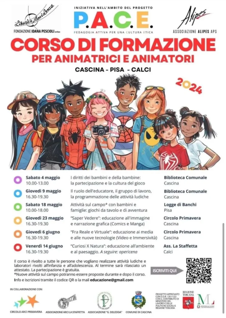 Progetto P.A.C.E. - Corso di Animazione per l’Infanzia e l’adolescenza